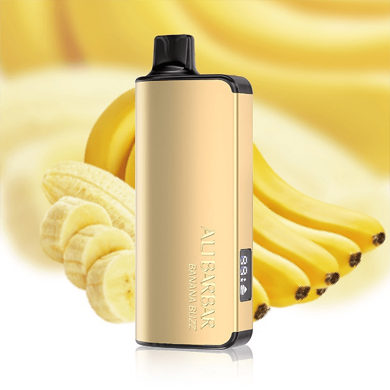 ALIBARBAR INGOT Banana Buzz 9000 Puffs 3 pack on sale