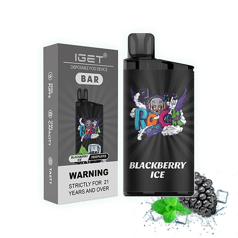 IGET BLACKBERRY ICE 3500 Puffs Disposable Vape - Image 3
