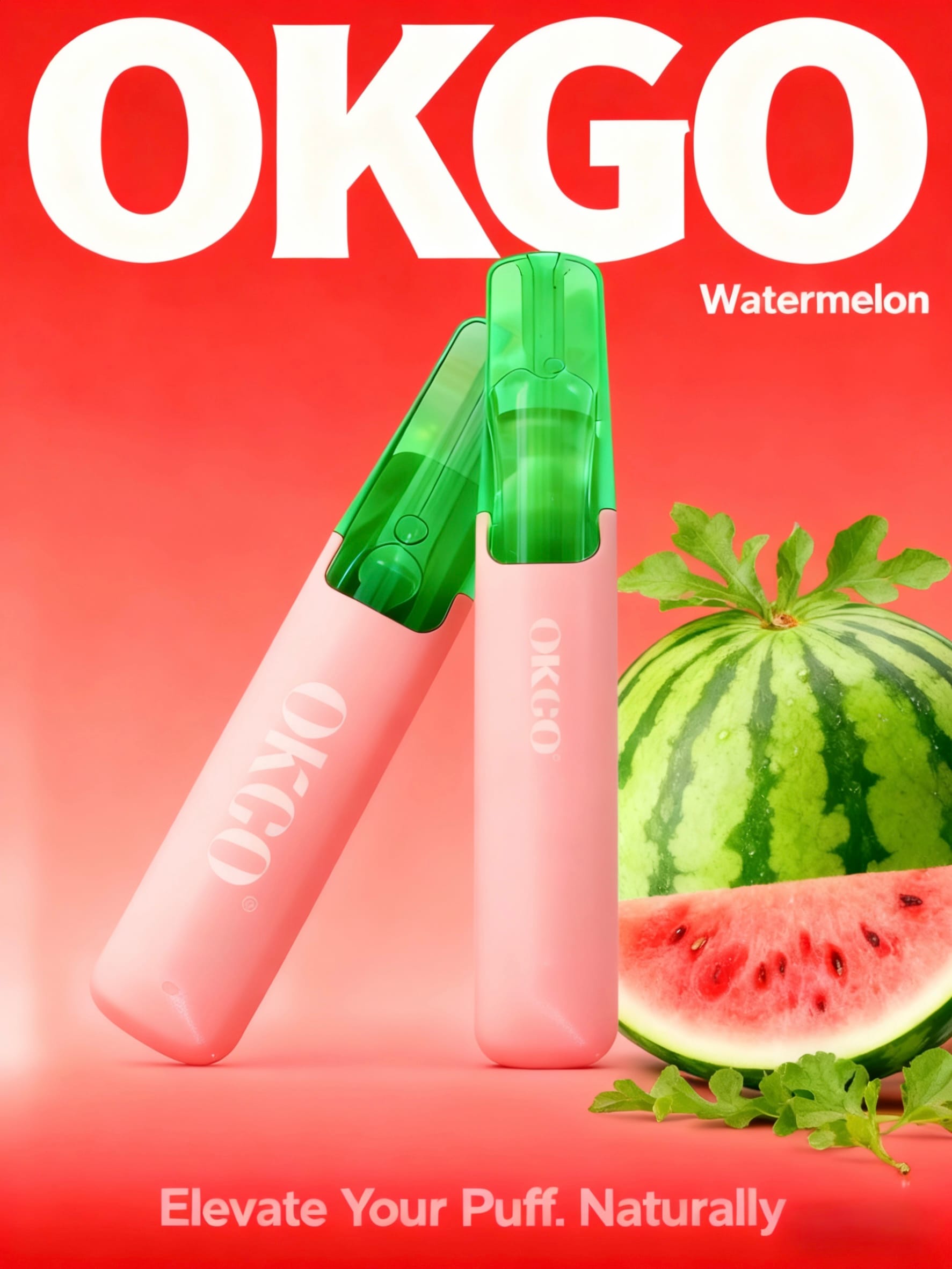 OKGO 6500 Puffs Watermelon -3 Pack