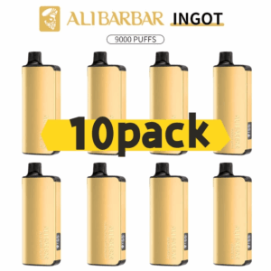 Alibarbar Ingot 9000 puffs-10 pack Multiple flavors-Japan