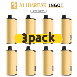 Alibarbar Ingot 9000 puffs-3 pack Multiple flavors